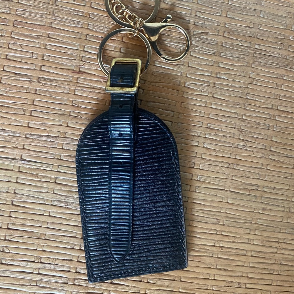 Louis Vuitton Black Epi Leather Travel Tag - Picture 2 of 12